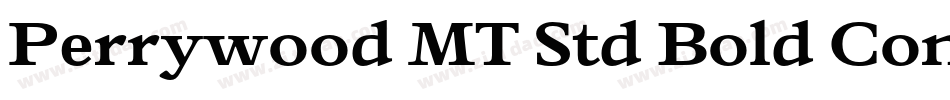 Perrywood MT Std Bold Cond字体转换